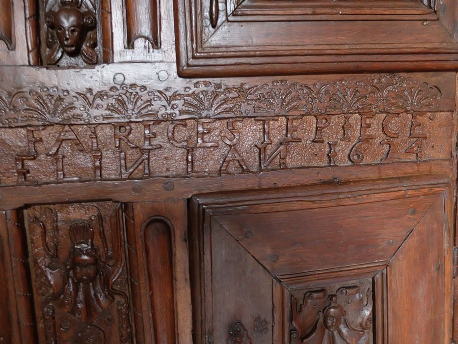 armoire à lin, détail