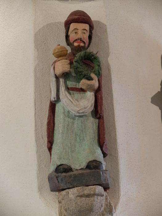 statue : Saint Nicodème - © Ministère de la Culture (France), Archives départementales des Côtes-d’Armor, Conservation des antiquités et des objets d’art – Tous droits réservés