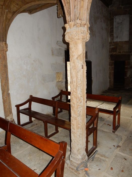 jubé, détail d’une colonne