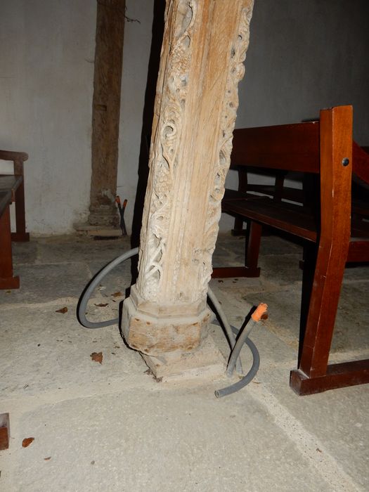 jubé, détail d’une colonne