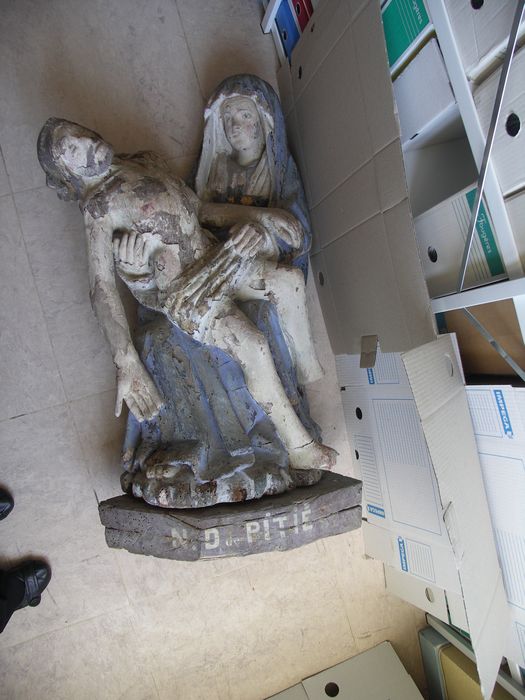 groupe sculpté : Vierge de Pitié