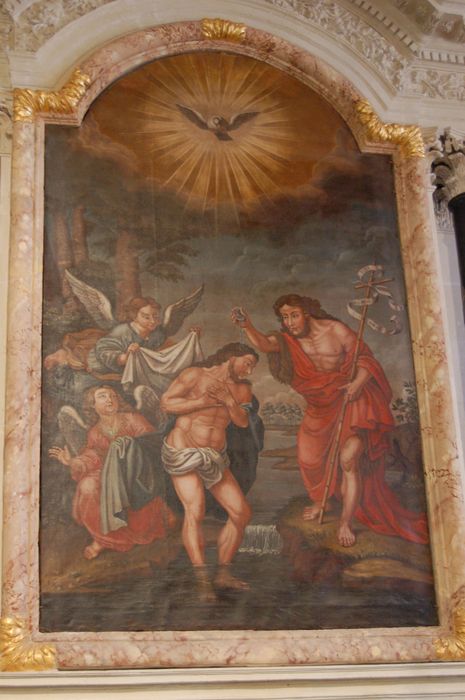 tableau : le Baptême du Christ