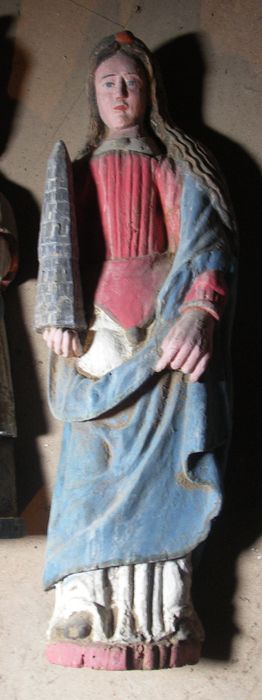 statue : Sainte Barbe