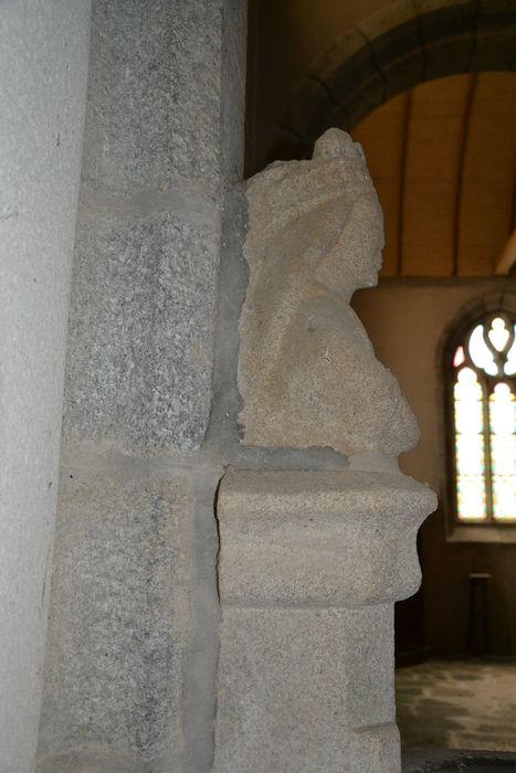 bénitier, détail
