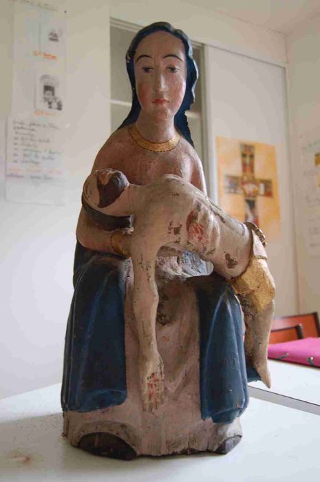 groupe sculpté : Vierge de Pitié