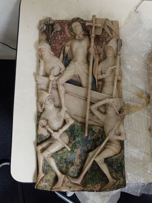 bas-relief : Résurrection du Christ