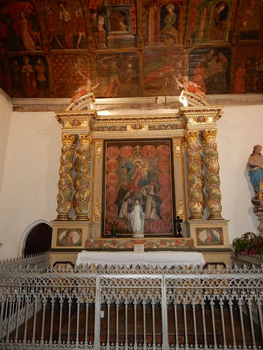 autel, retable, tableau : Remise du rosaire