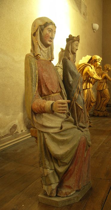 groupe sculpté : sainte Anne et la Vierge