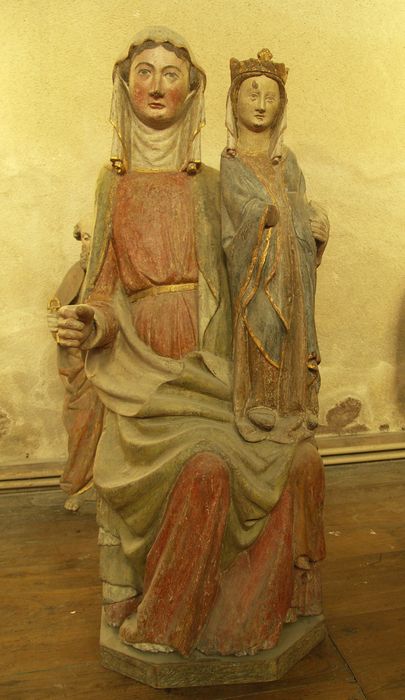 groupe sculpté : sainte Anne et la Vierge