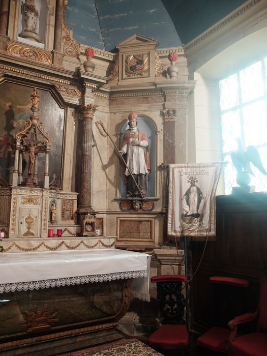 retable du maître-autel, vue partielle