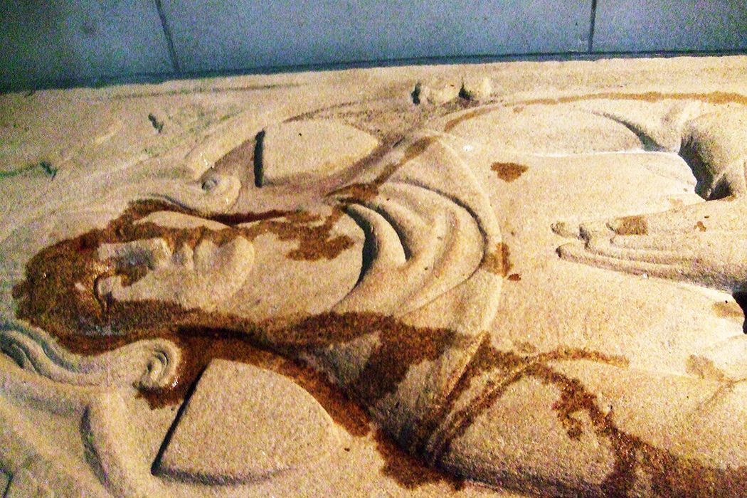 dalle funéraire de Jean III de Beaumanoir, détail