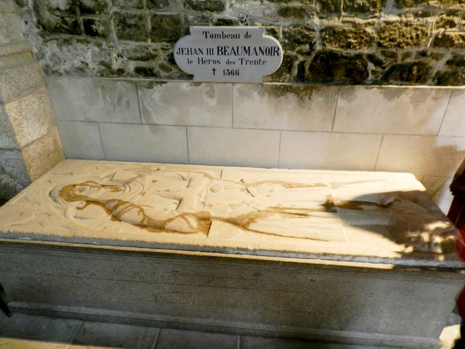 dalle funéraire de Jean III de Beaumanoir