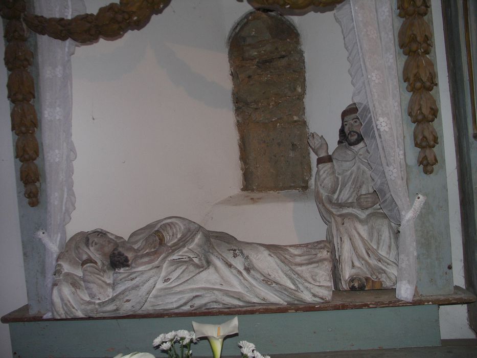 groupe sculpté : Sainte Famille