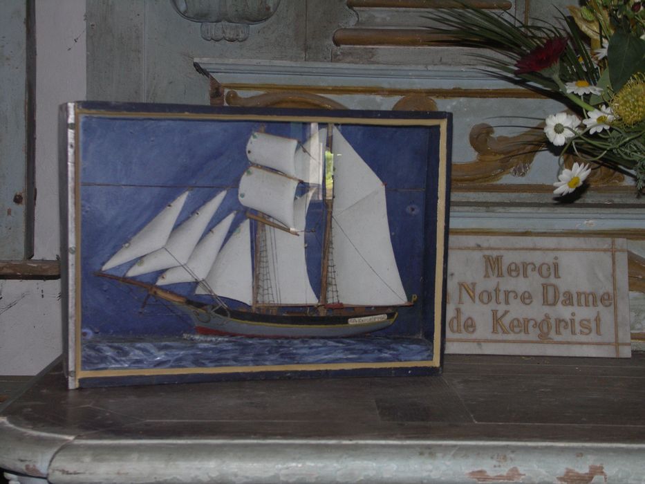 Maquette ex-voto de bateau