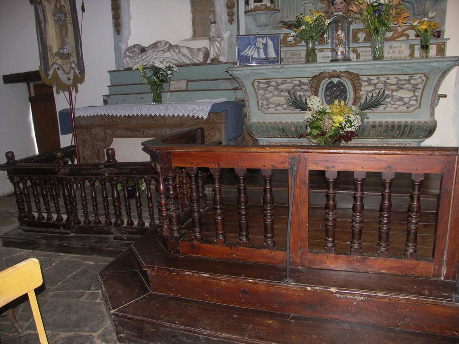 clôture d'autels (table de communion)