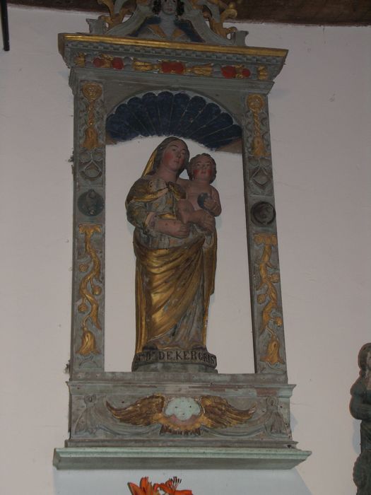 statue et sa niche : Vierge à l'Enfant