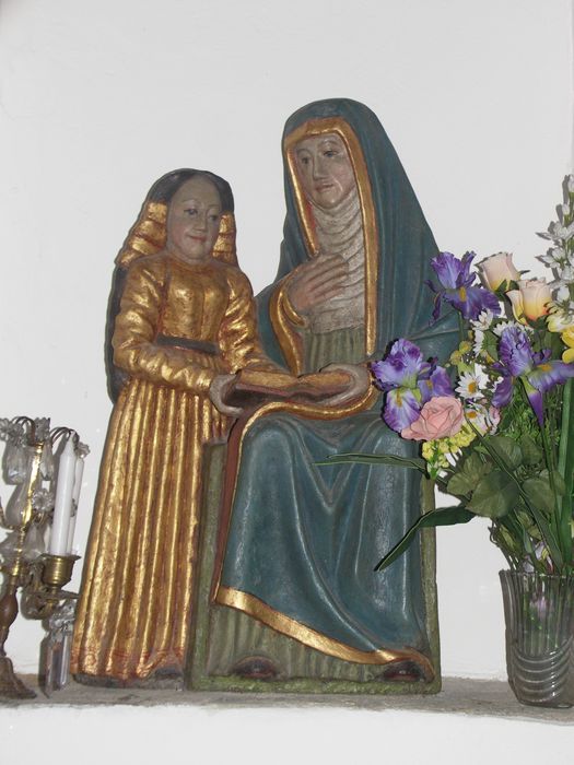 groupe sculpté : Sainte Anne et la Vierge