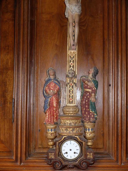 croix de sacristie, détail