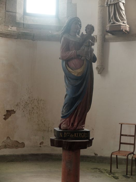 statue : Vierge à l'Enfant dite Notre-Dame de Kergrist