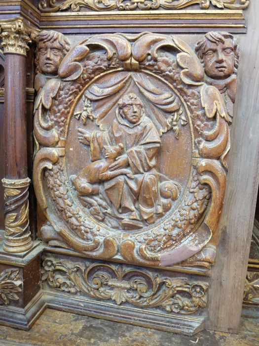 maître-autel, retable, détail
