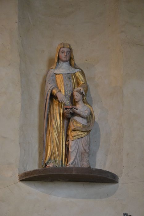 Groupe sculpté : Sainte Anne et la Vierge