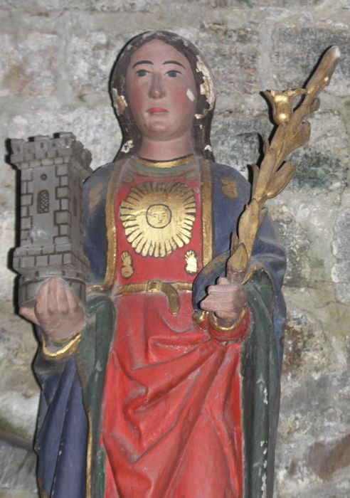 statue : Sainte Barbe