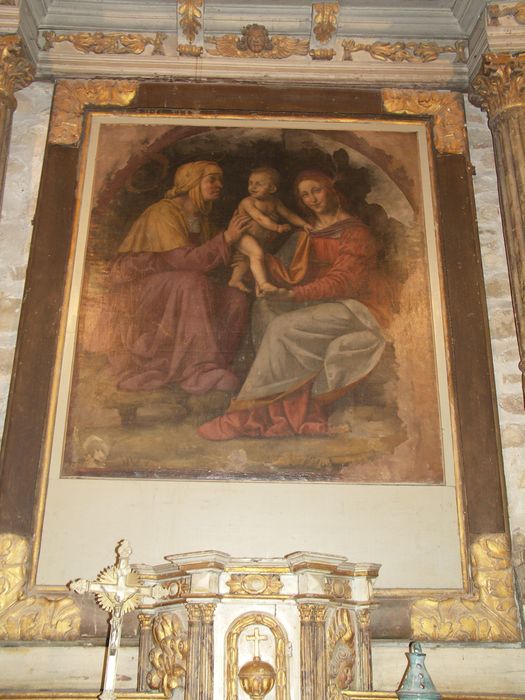 tableau : Sainte Anne, la Vierge et l'Enfant