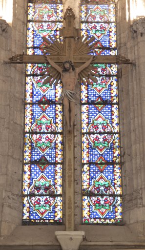 Croix : Christ en croix (grandeur nature)