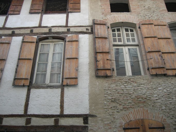 Elévation sur la rue d'Enrouge : détail étages