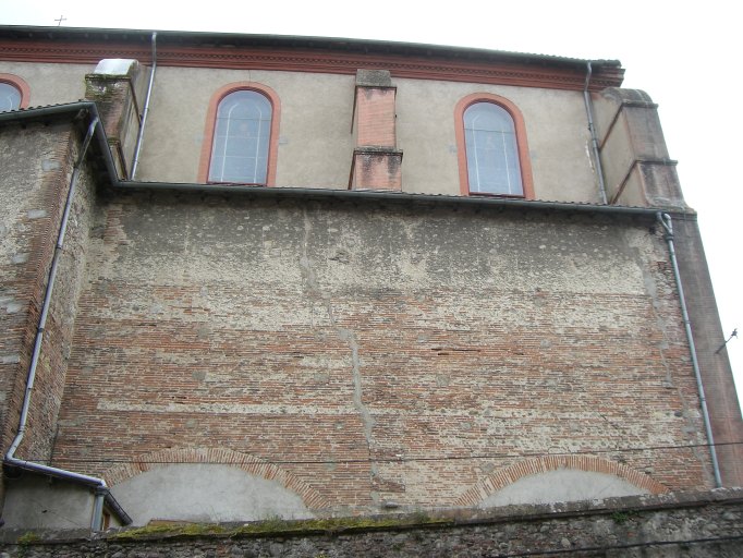 Chapelle des Carmélites : élévation nord