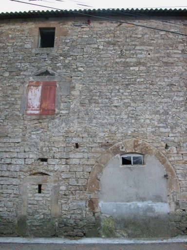 Vue partielle du deuxième corps de bâtiment.