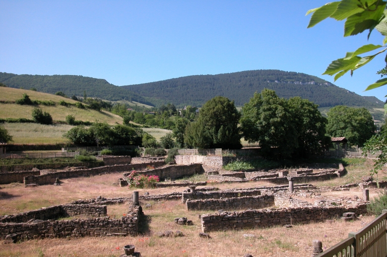 Vue du site archéologique de la Graufesenque.