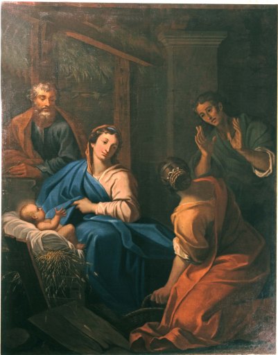 Tableau : l'Adoration des bergers