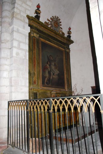 Autel et retable de la chapelle de l'Ange gardien