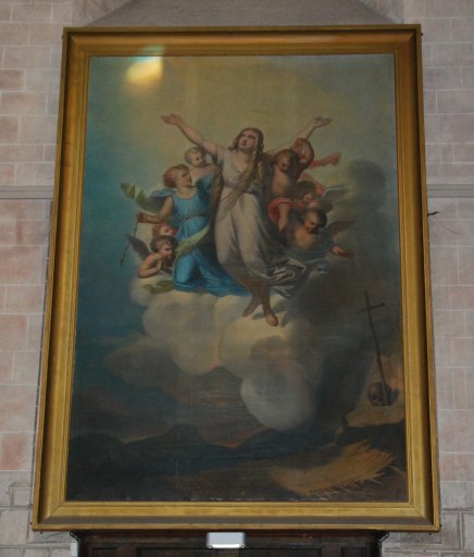 Tableau : Le ravissement de sainte Madeleine