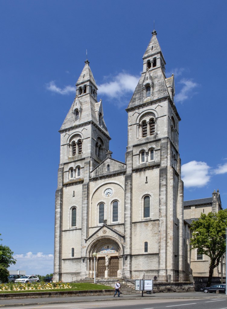 Vue de la façade occidentale.