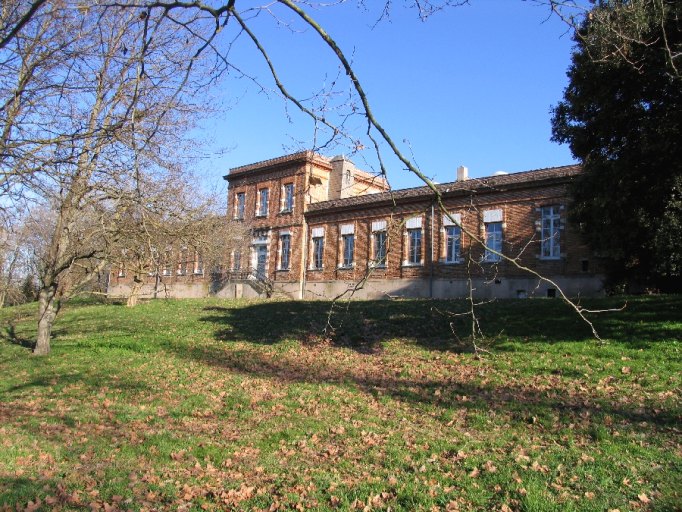 Château, élévation sur jardin.