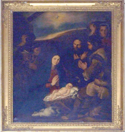 Tableau : Adoration des Bergers