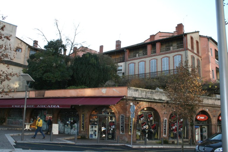 Vue de l'hôtel côté Mandoune.