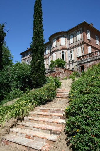 Escalier du jardin.