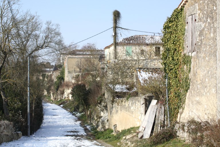 Front sud, vue d'ensemble depuis le sud-est.