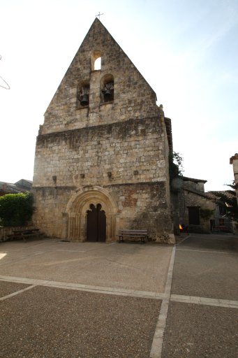 Façade occidentale, vue depuis l'ouest.