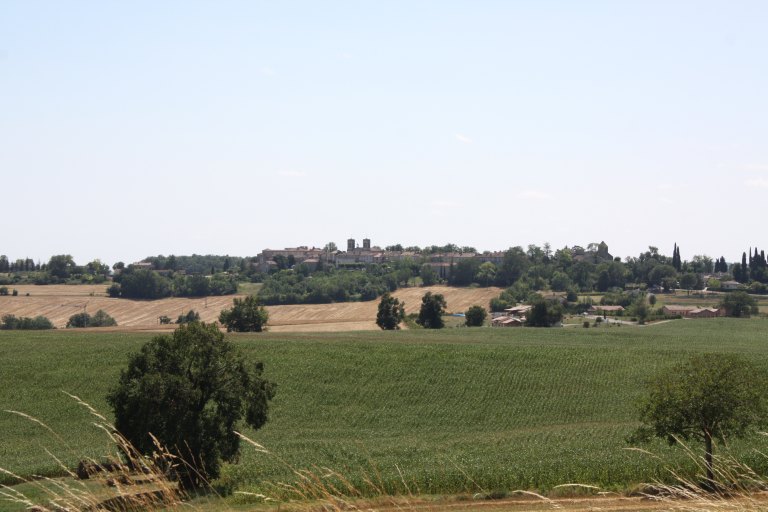 Vue générale du village depuis le nord-est.