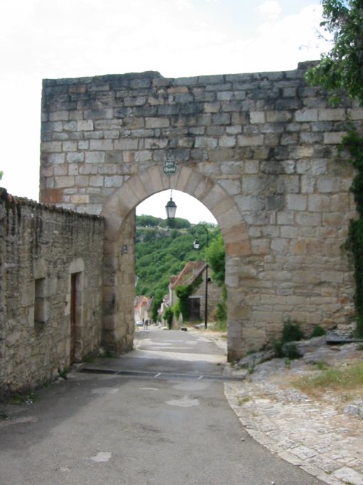 Elévation extérieure, vue depuis l'ouest.