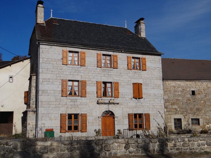 Elévation sud du logis.