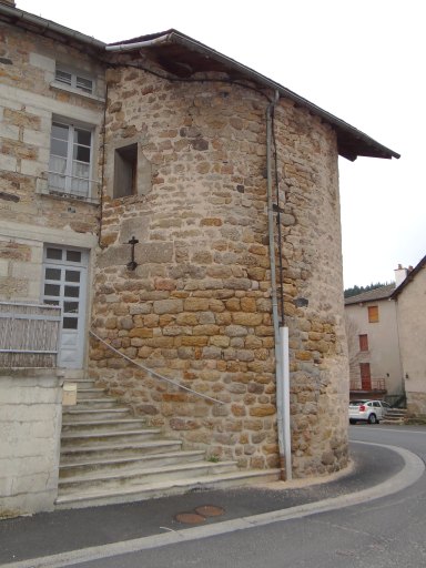 Vue de la tour du rempart côté depuis le nord-est.