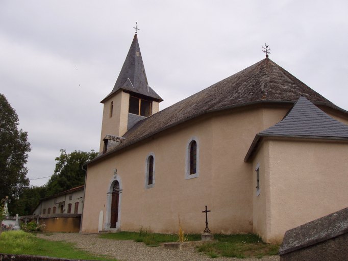 Vue d'ensemble de l'élévation sud-est.