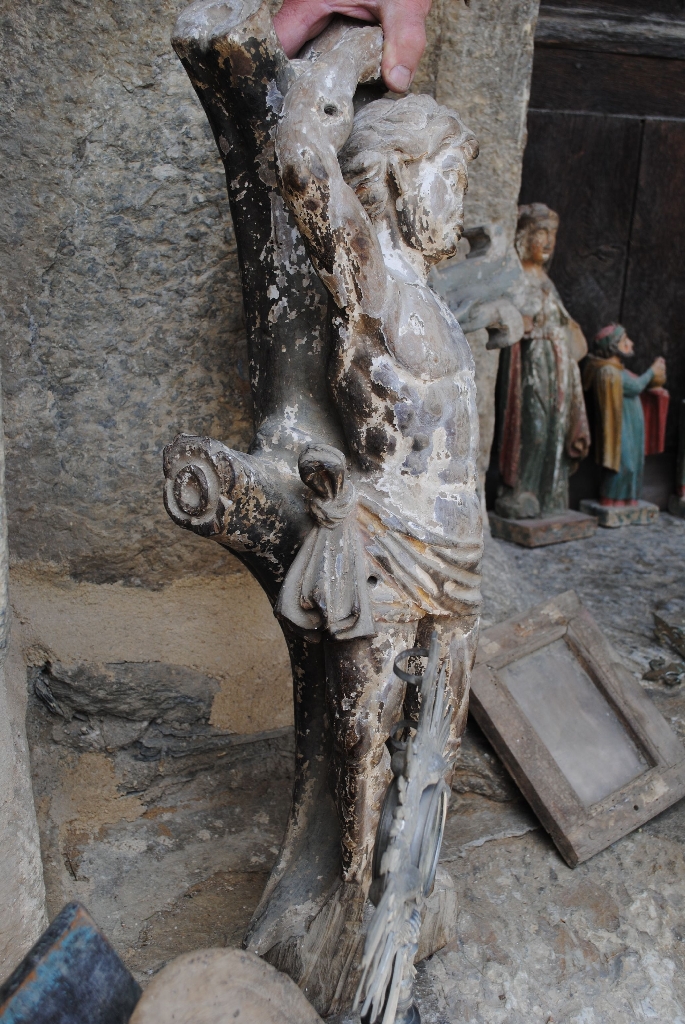 statue : Saint Sébastien, statuette