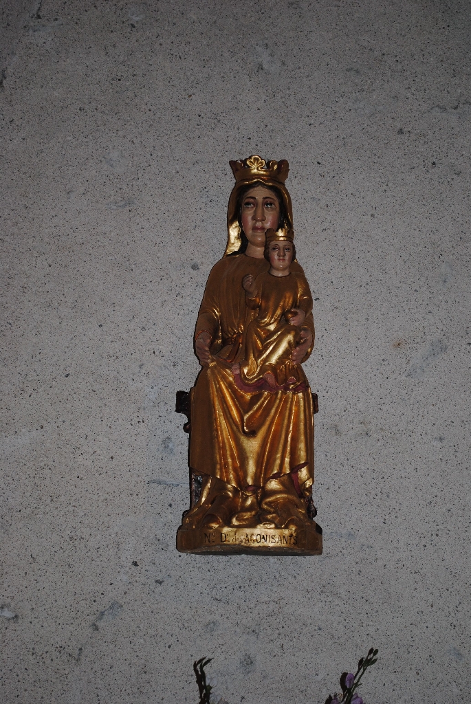 Statue : Vierge à l'Enfant dite Notre-Dame des Agonisants