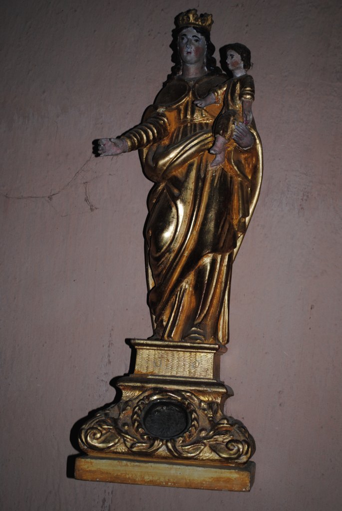 Statue : Vierge à l'enfant